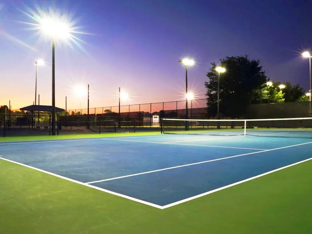 tennis court lights