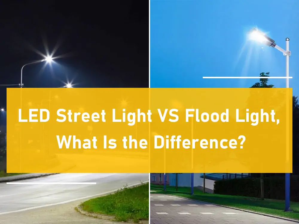 led street light vs flood light