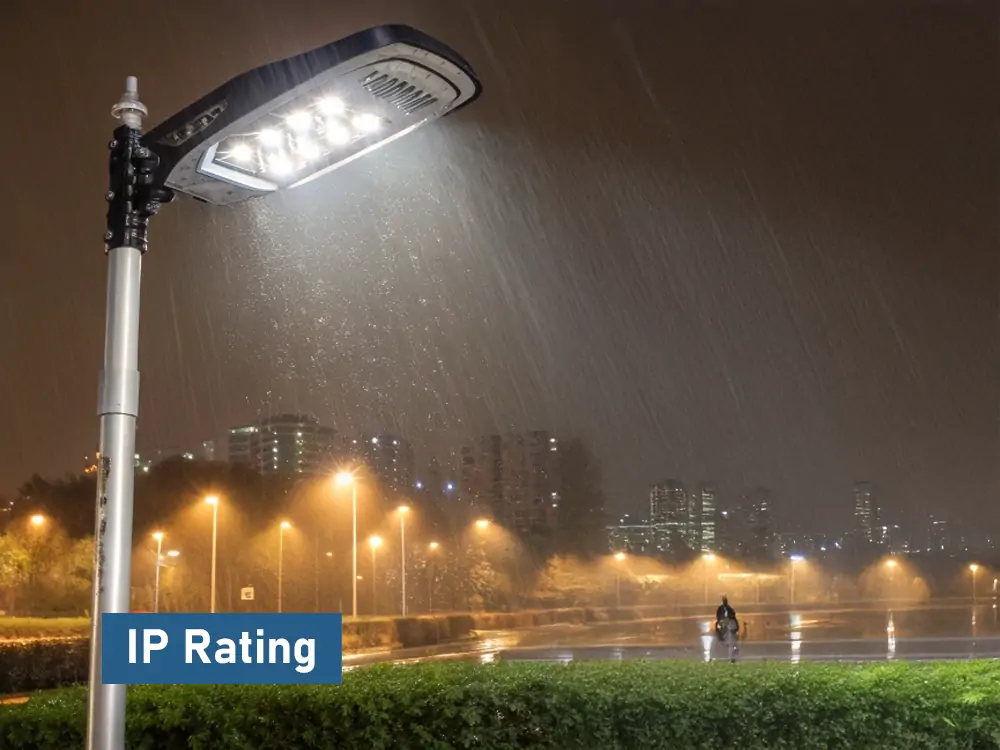 ip rating for outdoor lights